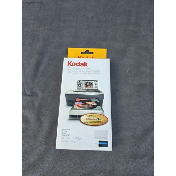 Kodak EasyShare PH-40 Color Cartridge & Photo Paper Kit 40 4x6 in Photos - Picture 10 of 10